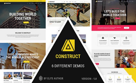 Construct  Construction Building Multipurpose Company Theme